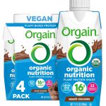 Orgain Organic Nutritional Vegan Protein Shake, Vanilla Bean - 16g Plant Based Protein, Meal Replacement, 21 Vitamins & Minerals, Gluten & Soy Free, 11 Fl Oz (Pack of 12) (Packaging May Vary)
